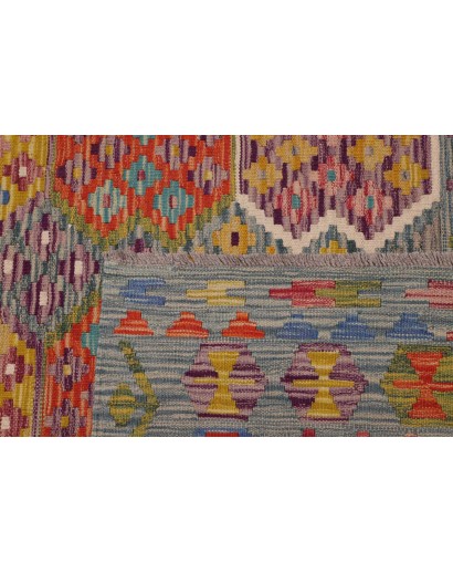 Tappeto Kilim Afghanistan bianco 253x349