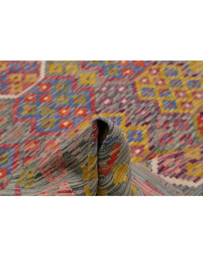 Tappeto Kilim Afghanistan bianco 253x349