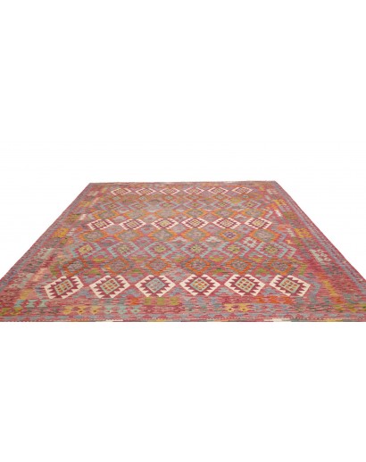 Tappeto Kilim Afghanistan marrone bianco 255x296