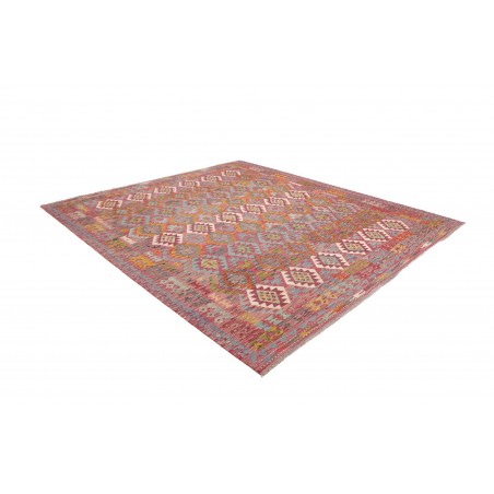 Tappeto Kilim Afghanistan marrone bianco 255x296