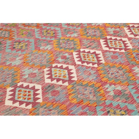 Tappeto Kilim Afghanistan marrone bianco 255x296