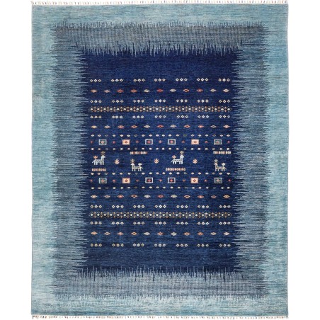 Tappeto Siva Pakistan grigio bianco 248x305