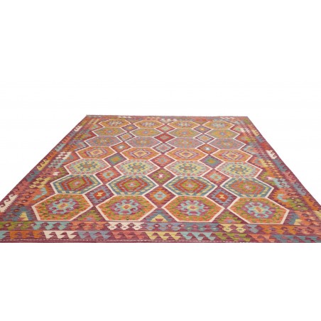 Tappeto Kilim Afghanistan marrone 257x297
