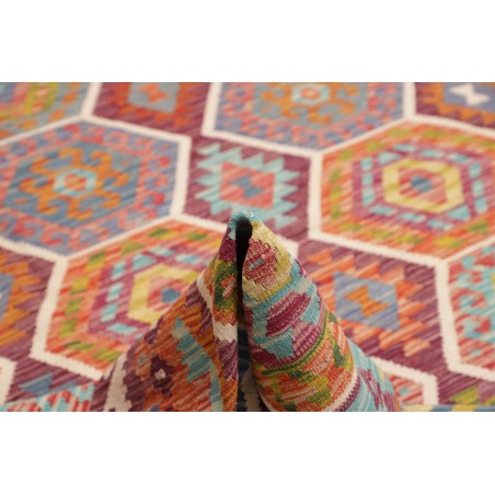 Tappeto Kilim Afghanistan marrone 257x297