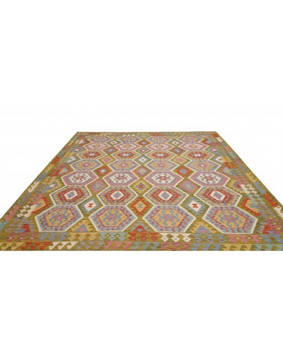 Tappeto Kilim Afghanistan marrone arancione 257x295