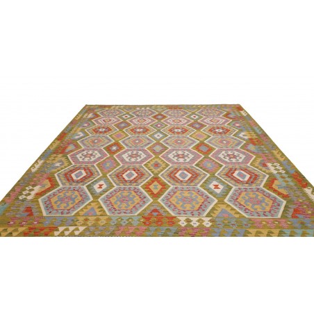 Tappeto Kilim Afghanistan marrone arancione 257x295