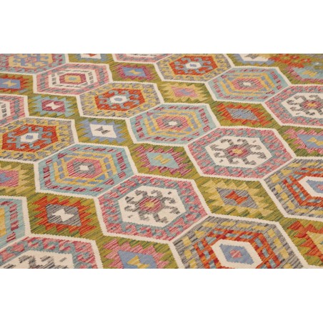 Tappeto Kilim Afghanistan marrone arancione 257x295