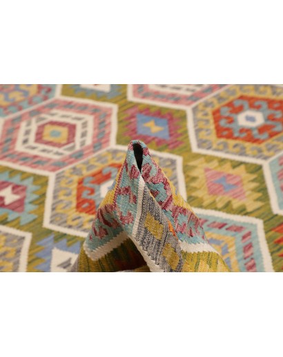 Tappeto Kilim Afghanistan marrone arancione 257x295