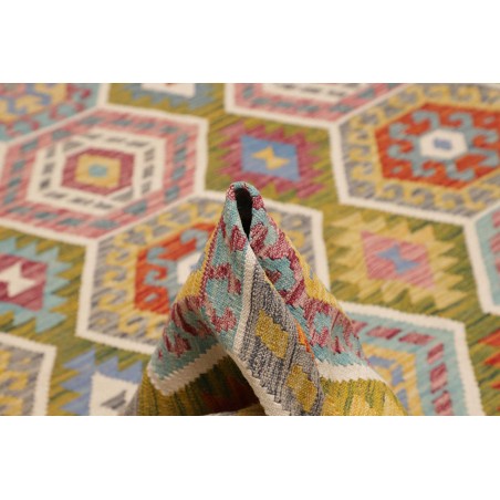Tappeto Kilim Afghanistan marrone arancione 257x295