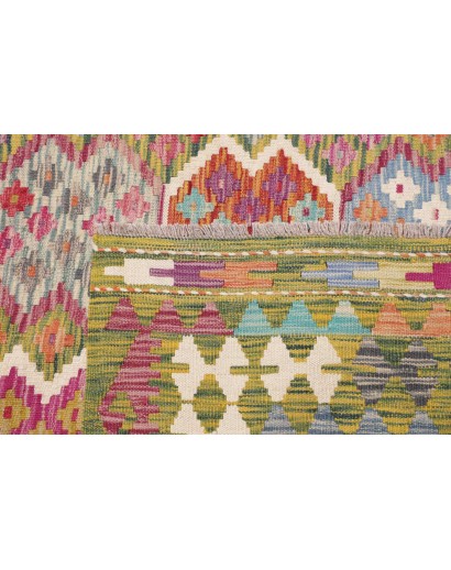 Tappeto Kilim Afghanistan marrone 262x345
