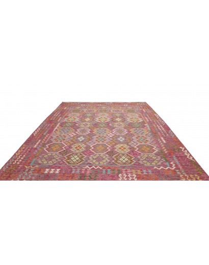 Tappeto Kilim Afghanistan marrone beige 266x343