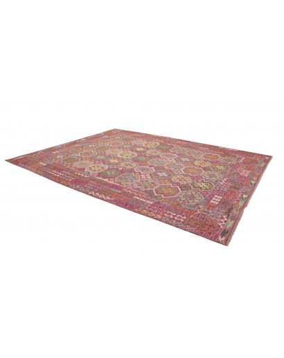 Tappeto Kilim Afghanistan marrone beige 266x343