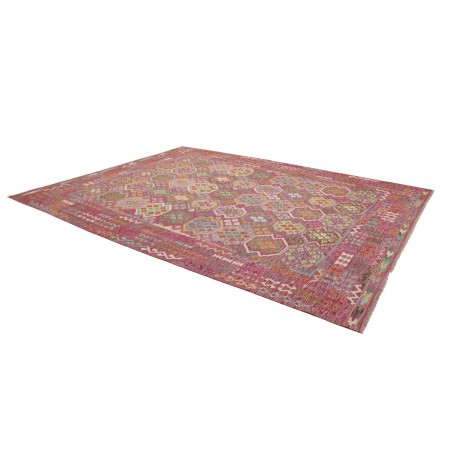Tappeto Kilim Afghanistan marrone beige 266x343