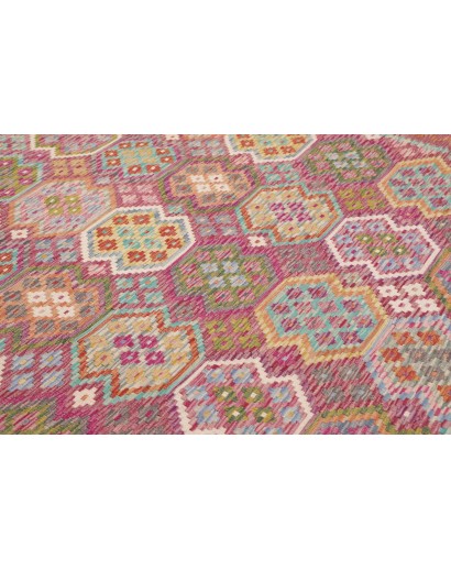 Tappeto Kilim Afghanistan marrone beige 266x343