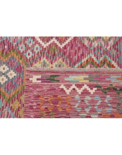 Tappeto Kilim Afghanistan marrone beige 266x343