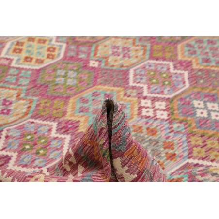 Tappeto Kilim Afghanistan marrone beige 266x343