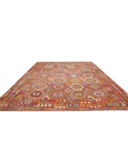 Tappeto Kilim Afghanistan rosso 305x388