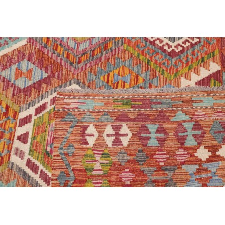 Tappeto Kilim Afghanistan rosso 305x388