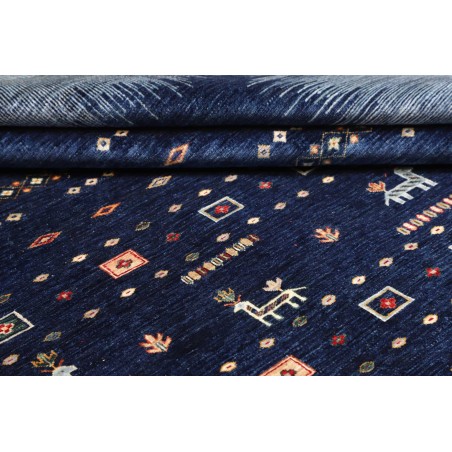 Tappeto Siva Pakistan grigio bianco 248x305