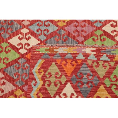 Tappeto Kilim Afghanistan rosso marrone 258x292