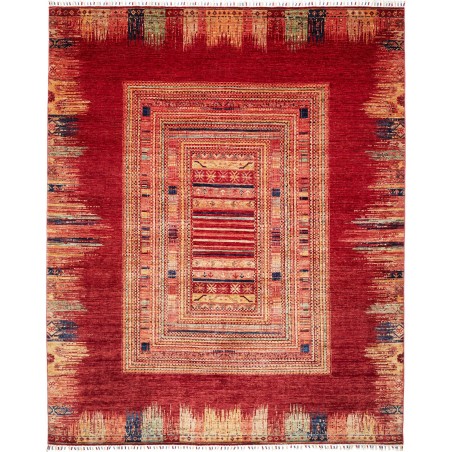 Tappeto Siva Pakistan marrone arancione 250x300