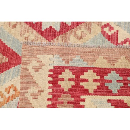 Tappeto Kilim Afghanistan beige rosso 265x334