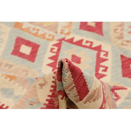 Tappeto Kilim Afghanistan beige rosso 265x334
