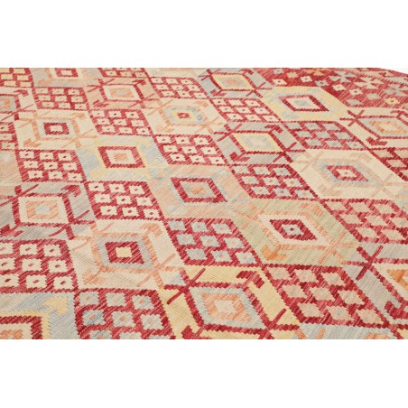 Tappeto Kilim Afghanistan marrone giallo 255x346