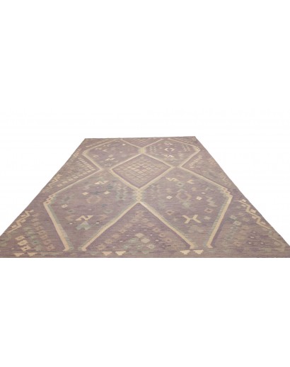 Tappeto Kilim Afghanistan azzurro marrone 241x353