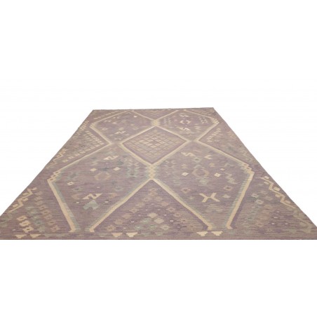 Tappeto Kilim Afghanistan azzurro marrone 241x353
