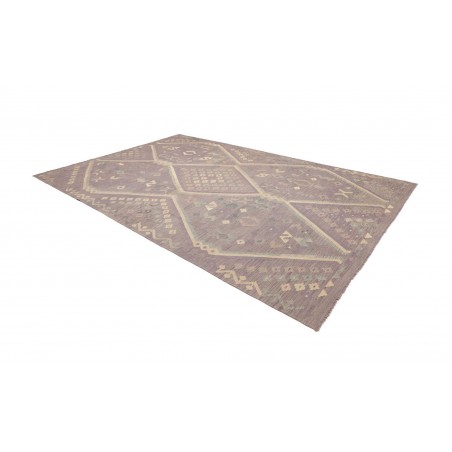 Tappeto Kilim Afghanistan azzurro marrone 241x353