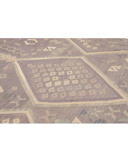 Tappeto Kilim Afghanistan azzurro marrone 241x353