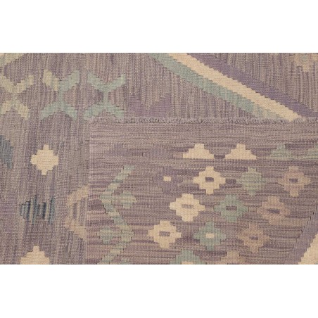 Tappeto Kilim Afghanistan azzurro marrone 241x353