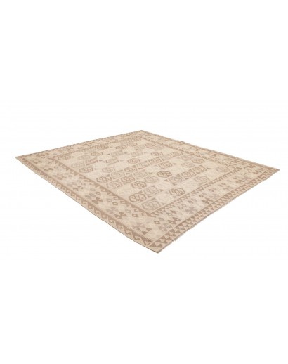 Tappeto Kilim Afghanistan beige marrone 245x279