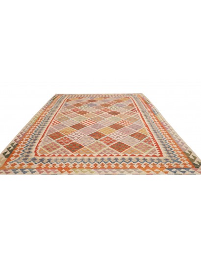 Tappeto Kilim Afghanistan marrone 263x353