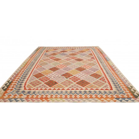 Tappeto Kilim Afghanistan marrone 263x353