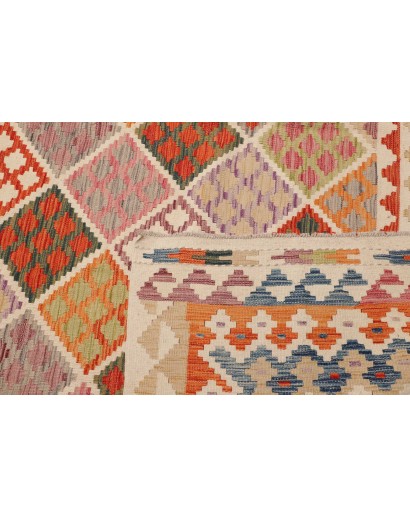 Tappeto Kilim Afghanistan marrone 263x353