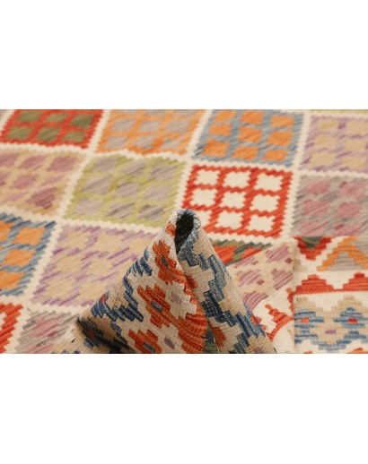 Tappeto Kilim Afghanistan marrone 263x353