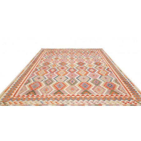 Tappeto Kilim Afghanistan marrone beige 262x350