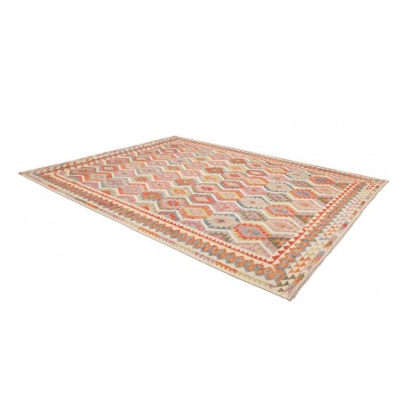 Tappeto Kilim Afghanistan marrone beige 262x350