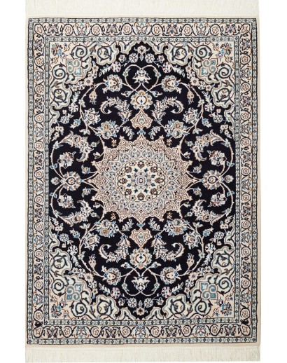 Tappeto Nain 9La Persia blu verde 90x130