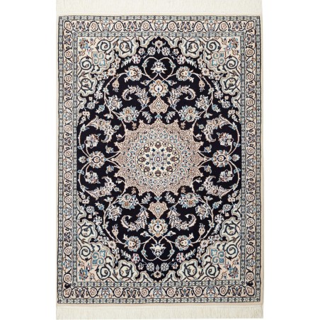 Tappeto Nain 9La Persia blu verde 90x130
