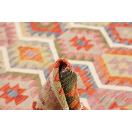 Tappeto Kilim Afghanistan marrone beige 262x350