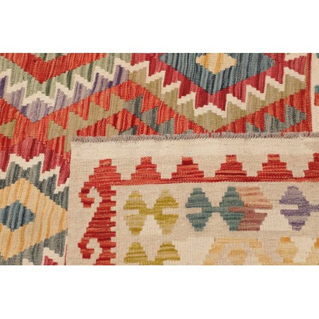 Tappeto Kilim Afghanistan marrone rosso 262x338