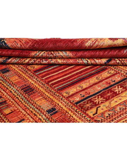 Tappeto Siva Pakistan marrone arancione 250x300