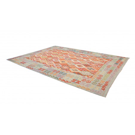 Tappeto Kilim Afghanistan marrone 256x353