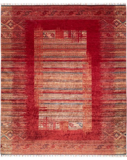 Tappeto Siva Pakistan marrone grigio 245x297