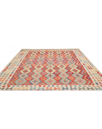 Tappeto Kilim Afghanistan marrone giallo 255x288