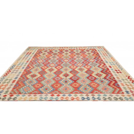 Tappeto Kilim Afghanistan marrone giallo 255x288