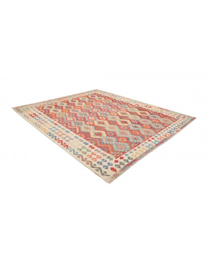 Tappeto Kilim Afghanistan marrone giallo 255x288